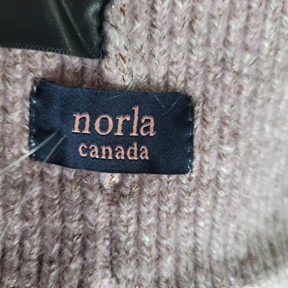 Norla Canada Lavender Alpaca, Wool Blend Toque - Picture 3 of 4